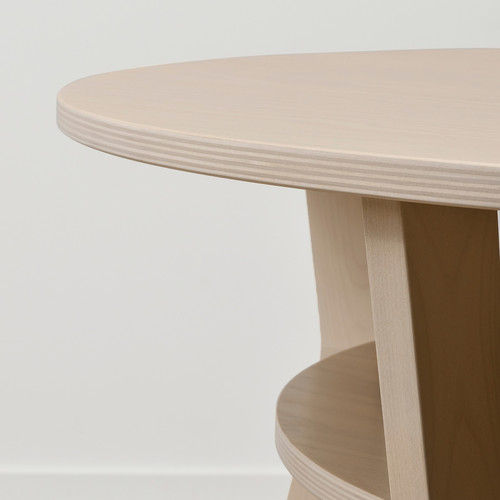 JAKOBSFORS Coffee table, oak veneer, 80 cm
