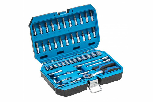 HOEGERT Tools Set 46pcs 1/4" Sockets, Screwdriver Bits & Accessories