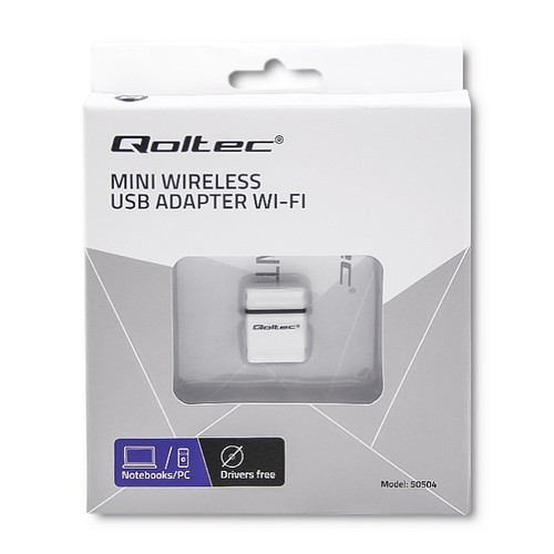 Qoltec WiFi USB Mini Adapter 150Mbps