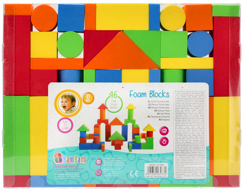 Bam Bam Foam Baby Blocks 46pcs 18m+
