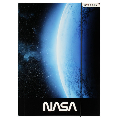 Folder with Elastic Band A4 NASA, 10pcs, random patterns
