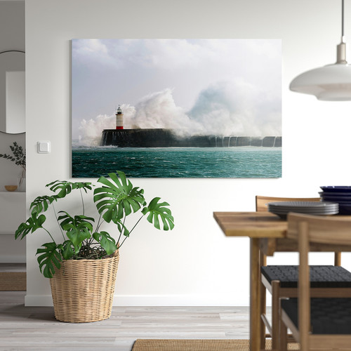 PJÄTTERYD Picture, lighthouse, 118x78 cm