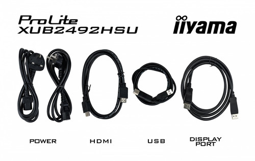 IIYAMA 23.8" Monitor XUB2492HSU-W6 IPS HDMI DP 100Hz