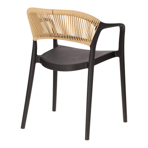 Chair Osma, outdoor, black
