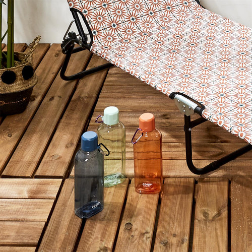 Water Bottle with Carabiner, orange