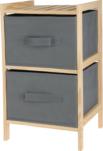 Storage Cabinet with 2 Non-Woven Boxes Ongoni