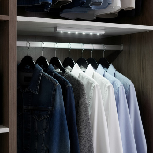 Under-cupboard kitchen Lamp with Motion Sensor 6LED Longitudinal MCE123 5xAAA
