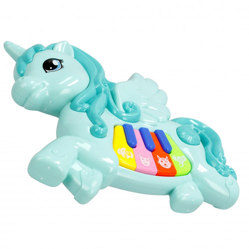 Piano Music Toy Unicorn, 1pc, assorted colours, 3+