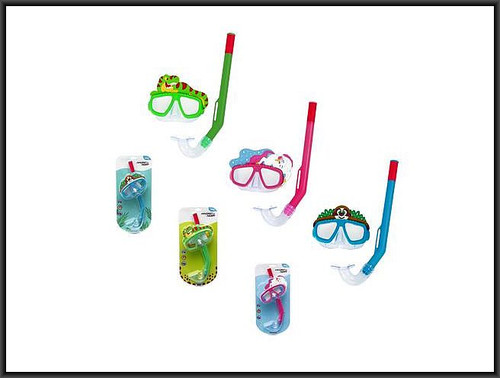 Bestway Hydro Swim Lil Animal Snorkel Mask with Tube, 1pc, assorted models, 3+