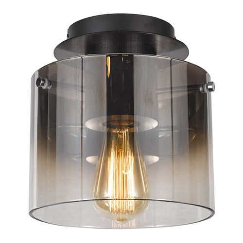 Pendant Lamp Javier 1 x 60W E27, black/smoked