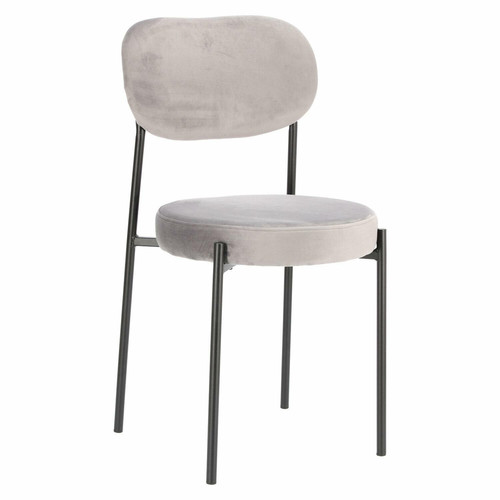 Chair Camile Velvet, grey