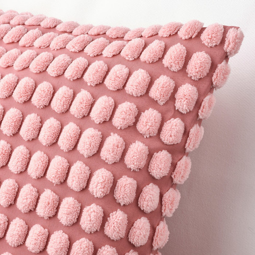SVARTPOPPEL Cushion cover, light pink, 50x50 cm