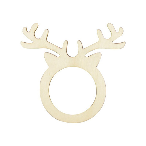 Christmas Napkin Ring Reindeer 4pcs