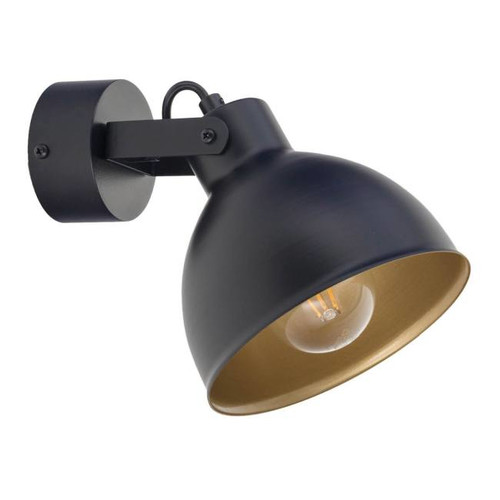 Wall Lamp Mars 1x E27, black/gold