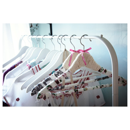 MULIG Clothes rack, white, 99x46 cm