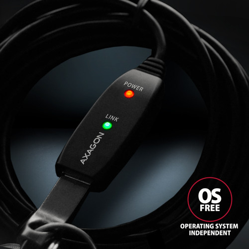 AXAGON USB Cable ADR-205 USB 2.0 A-M -> A-F act. 5m