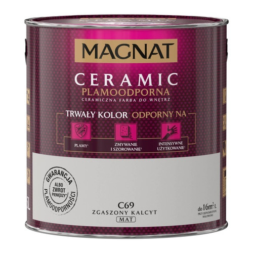 Magnat Ceramic Interior Ceramic Paint Stain-resistant 2.5l, quenched calcite