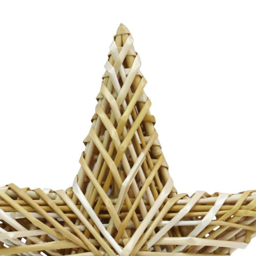 Straw Christmas Tree Topper, 25 cm