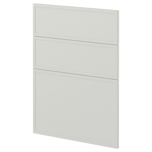 METOD 3 fronts for dishwasher, Aspudden light grey, 60 cm
