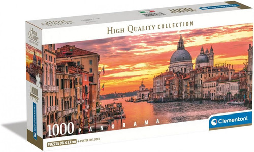 Clementoni Jigsaw Puzzle Compact Panorama Venice 1000pcs 14+