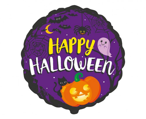 Halloween Foil Balloon Happy Halloween 48cm