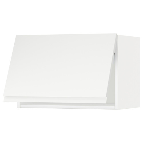 METOD Wall cabinet horizontal, white/Voxtorp matt white, 60x40 cm