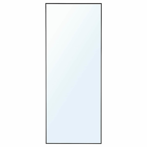 HOVET Mirror, black, 78x196 cm