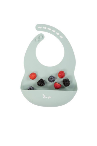 Bo Jungle B-Silicone Bib Mint Blue