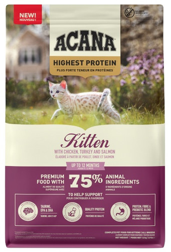 Acana Highest Protein Kitten Dry Cat Food 1.8kg