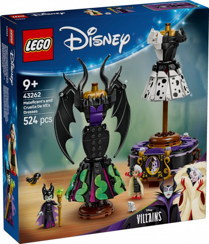 LEGO Disney Maleficent's and Cruella De Vil's Dresses 9+