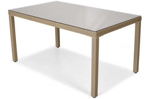 Outdoor Dining Table MALAGA 150, dark beige