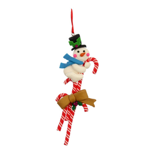 Christmas Tree Decoration Snowman, 1pc, assorted