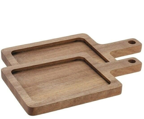 Serving Dish Set of 2, acacia wood