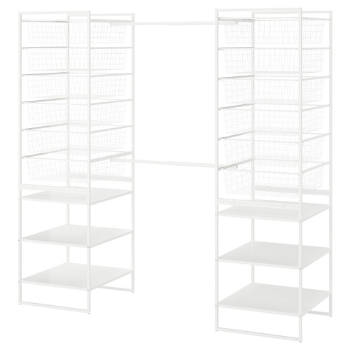 JONAXEL Frame/wire baskets/clothes rails, 142-178x51x173 cm