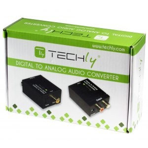 Techly Audio Converter for SPDIF Digital to Analog