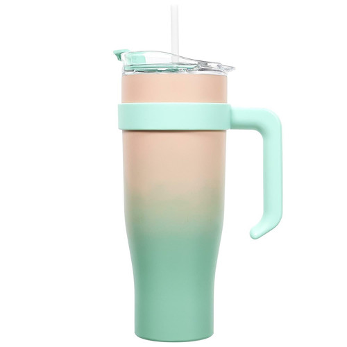 Thermal Mug Miami Tie-Dye, orange-green