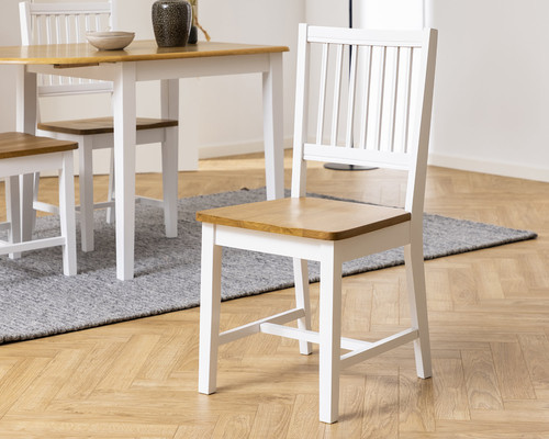 Chair Brisbane, white, 1pc