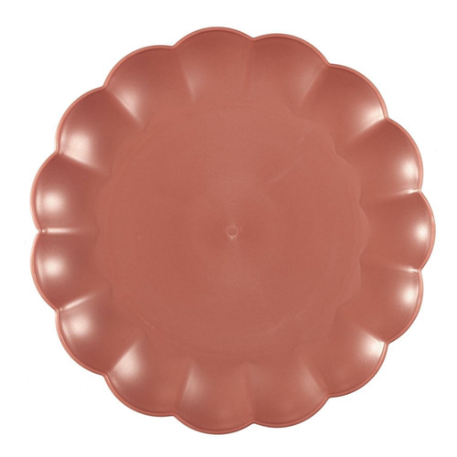Plate Iris 25.5cm, pink
