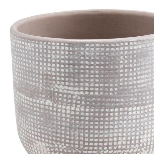 Ceramic Plant Pot GoodHome 10.5 cm, dots