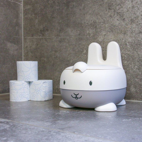 Bo Jungle B-Potty Bunny, grey-white