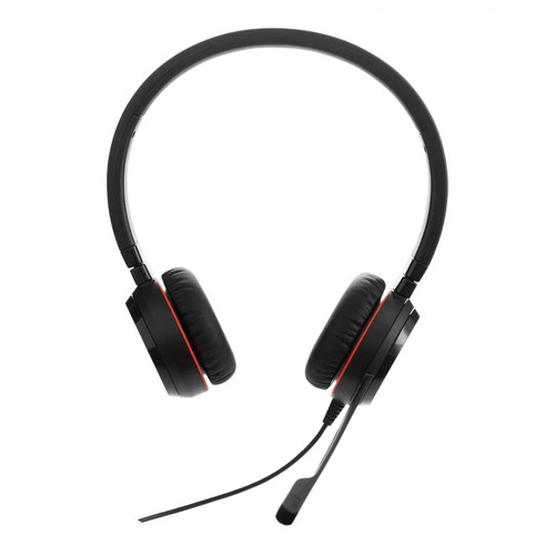Jabra Evolve 30 II UC Stereo Headset, USB-A & USB-C & 3.5mm, Black