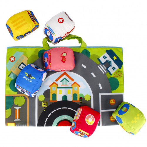 Cars in Town Take Along Play Set 12m+
