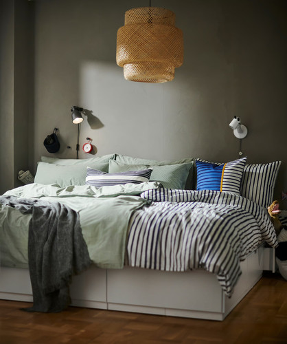 SINNERLIG Pendant lamp, bamboo