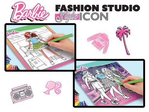 Lisciani Fashion Studio Style Icon Sketchbook Barbie 5+