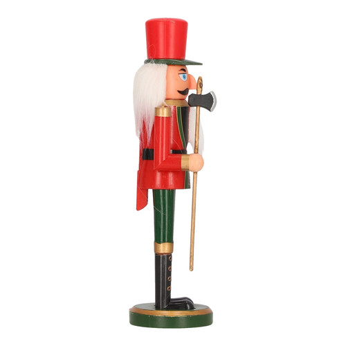 Nutcracker Christmas Decoration 28cm, red, hat