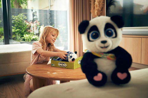TM Toys Interactive Toy Hug & Play Panda MaMi and BaoBao 24m+
