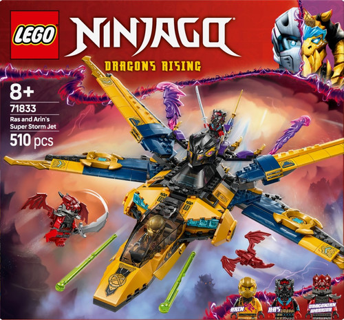 LEGO Ninjago Ras and Arins Super Storm Jet 8+
