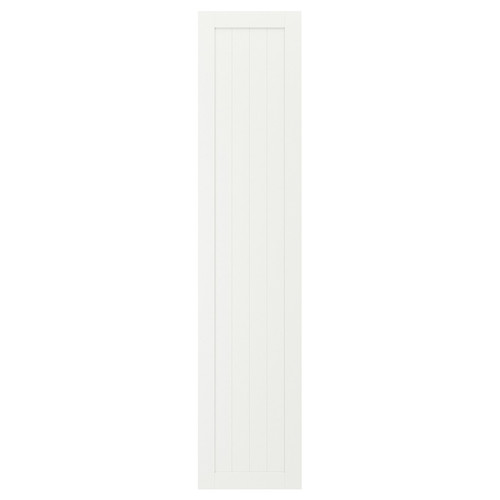 GULLABERG Door with hinges, white, 50x229 cm