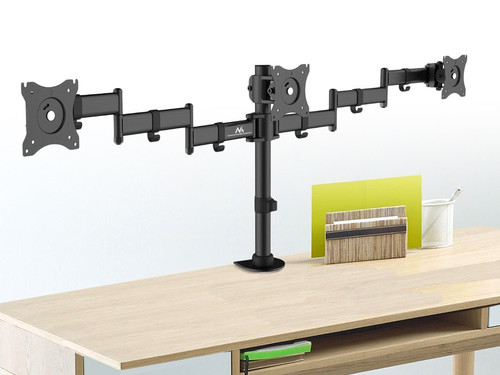 Three Monitor Desktop Stand 13-27" Max 8kg