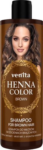 VENITA Henna Color Shampoo for Brown Hair 300ml